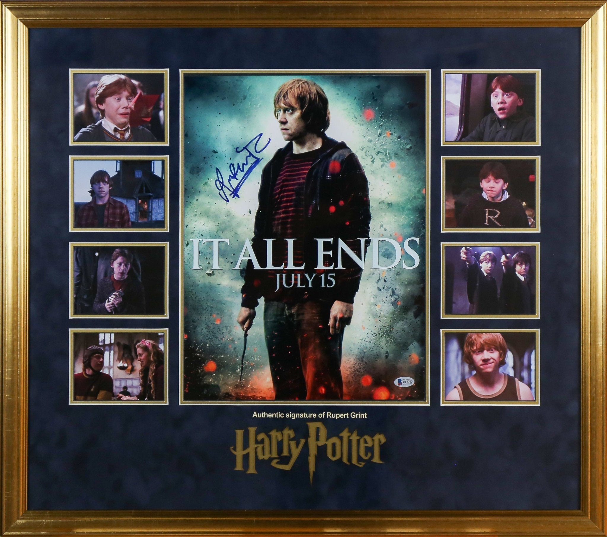 Rupert Grint, Harry Potter Signed 12x16 Photograph Framed Display - Memorabilia Framers Shop